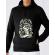 Hoodie barbat cu gluga heart and anchor negru