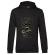 Hoodie barbat cu gluga hourglass negru