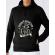 Hoodie barbat cu gluga lets ride bike negru