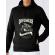 Hoodie barbat cu gluga speed of caferacer negru