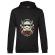 Hoodie barbat cu gluga sugar skull trooper negru