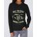 Hoodie dama cu gluga built for speed negru