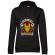 Hoodie dama cu gluga genius billionaire negru