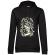 Hoodie dama cu gluga heart and anchor negru