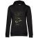 Hoodie dama cu gluga hourglass negru