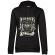 Hoodie dama cu gluga in barbers we trust negru