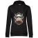 Hoodie dama cu gluga sugar skull trooper negru