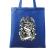 Sacosa din panza heart and anchor albastru regal