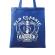 Sacosa din panza old classic barber albastru regal