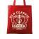 Sacosa din panza old classic barber rosu