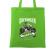 Sacosa din panza speed of caferacer verde mar