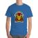 Tricou adler barbat genius billionaire albastru azuriu