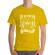 Tricou adler barbat in barbers we trust galben