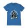 Tricou adler barbat lets ride bike albastru azuriu