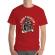 Tricou adler barbat lets ride bike rosu
