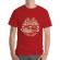Tricou adler barbat rockabilly hotrod rosu