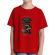 Tricou adler copil hourglass rosu