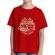 Tricou adler copil rockabilly hotrod rosu
