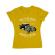 Tricou adler dama built for speed galben