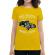 Tricou adler dama built for speed galben