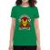 Tricou adler dama genius billionaire verde mediu