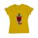 Tricou adler dama hard to kill galben