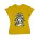 Tricou adler dama heart and anchor galben