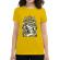 Tricou adler dama heart and anchor galben