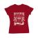 Tricou adler dama in barbers we trust rosu