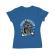 Tricou adler dama lets ride bike albastru azuriu