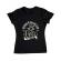 Tricou adler dama lets ride bike negru
