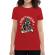 Tricou adler dama lets ride bike rosu