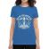 Tricou adler dama old classic barber albastru azuriu