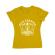 Tricou adler dama old classic barber galben