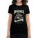 Tricou adler dama speed of caferacer negru