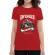 Tricou adler dama speed of caferacer rosu