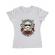 Tricou adler dama sugar skull trooper alb