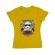 Tricou adler dama sugar skull trooper galben