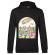 Hoodie barbat cu gluga asteroid negru