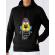 Hoodie barbat cu gluga breaking minion negru