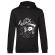 Hoodie barbat cu gluga relax negru