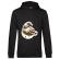 Hoodie barbat cu gluga the great wave off coffee negru