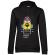 Hoodie dama cu gluga breaking minion negru