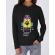 Hoodie dama cu gluga breaking minion negru