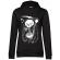 Hoodie dama cu gluga ramen reaper negru