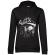 Hoodie dama cu gluga relax negru