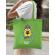 Sacosa din panza breaking minion verde mar