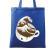 Sacosa din panza the great wave off coffee albastru regal
