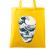 Sacosa din panza the great wave off skull galben