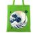Sacosa din panza the great wave off sound verde mar